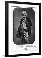 Walt Whitman, American Poet-Science Source-Framed Giclee Print