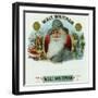 Walt Whitman Brand Cigar Inner Box Label-Lantern Press-Framed Art Print