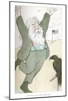 Walt Whitman, Inciting the Bird of Freedom to Soar, 1904-Max Beerbohm-Mounted Giclee Print