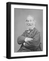 Walt Whitman Portrait Circa 1861-1865-Stocktrek Images-Framed Photographic Print