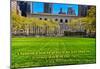 Walt Whitman Quote Bryant Park-null-Mounted Poster