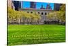 Walt Whitman Quote Bryant Park-null-Stretched Canvas