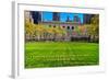 Walt Whitman Quote Bryant Park-null-Framed Photo