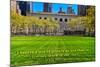 Walt Whitman Quote Bryant Park-null-Mounted Photo