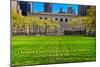 Walt Whitman Quote Bryant Park-null-Mounted Photo