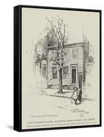 Walt Whitman's House, 328, Mickle Street, Camden, New Jersey-Herbert Railton-Framed Stretched Canvas