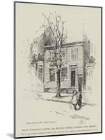 Walt Whitman's House, 328, Mickle Street, Camden, New Jersey-Herbert Railton-Mounted Giclee Print