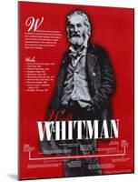 Walt Whitman-null-Mounted Poster