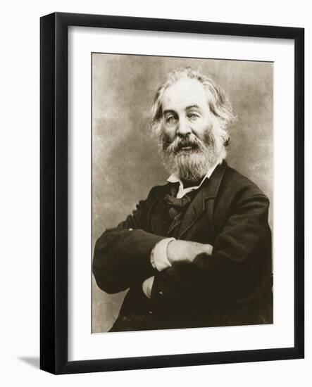 Walt Whitman-Mathew Brady-Framed Giclee Print