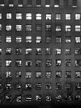 The Pattern of Lighted Office Windows in the RFC Building-Walter B^ Lane-Stretched Canvas