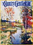 "Houses by Stream," Country Gentleman Cover, June 1, 1939-Walter Baum-Giclee Print