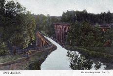 Chirk Aqueduct, Chirk, Wrexham, Wales, 1905-Walter Bentley Woodbury-Giclee Print