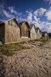 Sweden, Gotland Island, Djupvik, fishing shacks-Walter Bibikow-Photographic Print