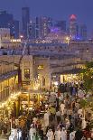 Qatar, Doha, Souq Waqif, redeveloped bazaar area, building detail-Walter Bibikw-Photographic Print