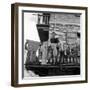 Walter Bonatti on the Balcony of His House in Courmayeur-Sergio del Grande-Framed Giclee Print