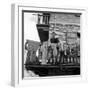 Walter Bonatti on the Balcony of His House in Courmayeur-Sergio del Grande-Framed Giclee Print