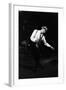 Walter Chiari on Stage with a Trumpet in His Hand-null-Framed Photographic Print