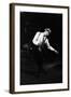 Walter Chiari on Stage with a Trumpet in His Hand-null-Framed Photographic Print