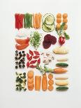 Various Salad Herbs on an Open Book-Walter Cimbal-Photographic Print