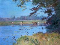 Connecticut Marshes, C1868-1917-Walter Clark-Framed Stretched Canvas