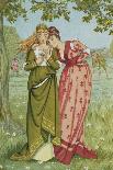 A Romantic Surprise-Walter Crane and Kate Greenaway-Framed Stretched Canvas