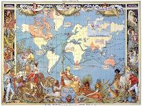 Map: British Empire, 1886-Walter Crane-Giclee Print