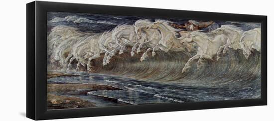 Walter Crane (Neptune's Horses) Art Poster Print-null-Framed Poster