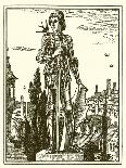 Bellerophon on Pegasus-Walter Crane-Giclee Print