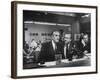 Walter Cronkite and Averell Harriman, Cbs News Coverage for the Democratic National Convention-Yale Joel-Framed Photographic Print