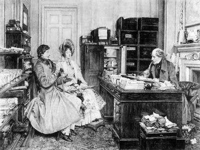 In the Solicitor's Office, Engraved by James Dobie