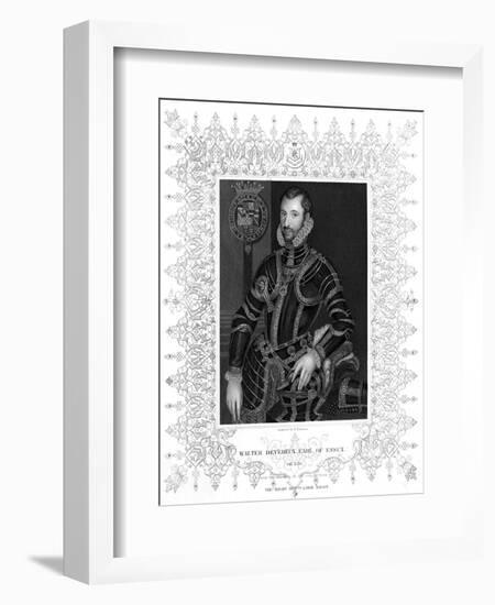 Walter Earl of Essex-H Robinson-Framed Art Print