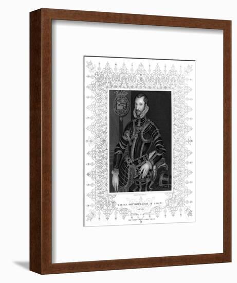 Walter Earl of Essex-H Robinson-Framed Art Print