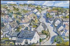 Mining Village in Cornwall, C.1920 (Oil on Canvas)-Walter Elmer Schofield-Giclee Print