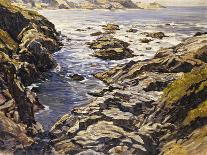 Rocky Coast, (Oil on Canvas)-Walter Elmer Schofield-Giclee Print