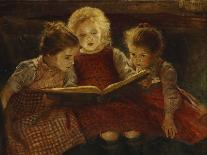 A Good Book-Walter Firle-Stretched Canvas