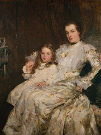 Portrait of Mrs Chadwyck Healy and her Daughter, 1901