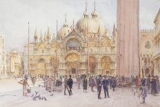 St Marks Square, Venice-Walter Frederick Roofe Tyndale-Framed Stretched Canvas