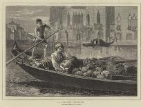 A Venetian Fruit-Boat-Walter Goodall-Framed Giclee Print