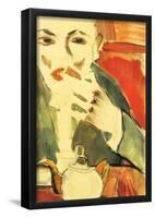 Walter Gramatte Man Chewing Walter Pritzkow Art Print Poster-null-Framed Poster