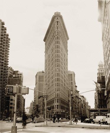 PHOTO ART PRINT Flatiron Building by Chris Bliss NEW YORK CITY POSTER 16x12
