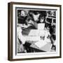 Walter Halls Primary School, Nottingham Children Reading, Writing and Drawing-Henry Grant-Framed Photographic Print