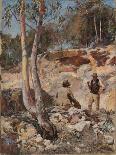 Fossickers, 1893-Walter Herbert Withers-Stretched Canvas