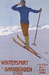 Wintersport in Graubunden, 1906-Walter Koch-Framed Premium Giclee Print
