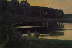 Schlachtensee Near Berlin-Walter Leistikow-Stretched Canvas