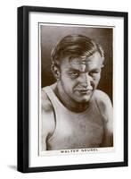 Walter Neusel, German Boxer, 1938-null-Framed Giclee Print