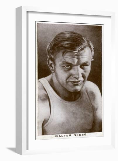 Walter Neusel, German Boxer, 1938-null-Framed Giclee Print