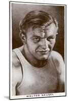 Walter Neusel, German Boxer, 1938-null-Mounted Giclee Print