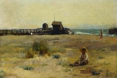 Boy on a Beach-Walter Osborne-Stretched Canvas
