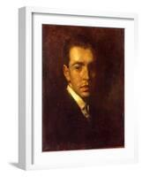 Walter Pach, 1905 (Oil on Canvas)-William Merritt Chase-Framed Giclee Print