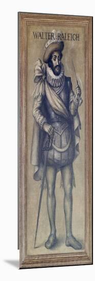 Walter Raleigh, English Explorer-Science Source-Mounted Premium Giclee Print